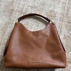 Michael Kors Tan Leather Shoulder Bag